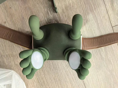 Green massage with a unique design