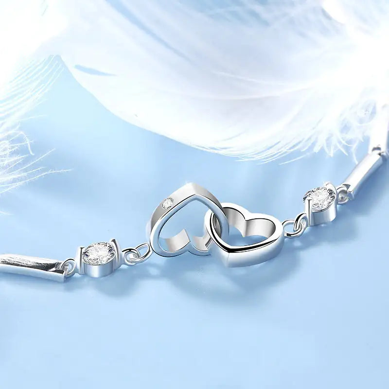 Chic Silver Charm Bracelet
