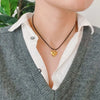 Chic Black Heart Pendant