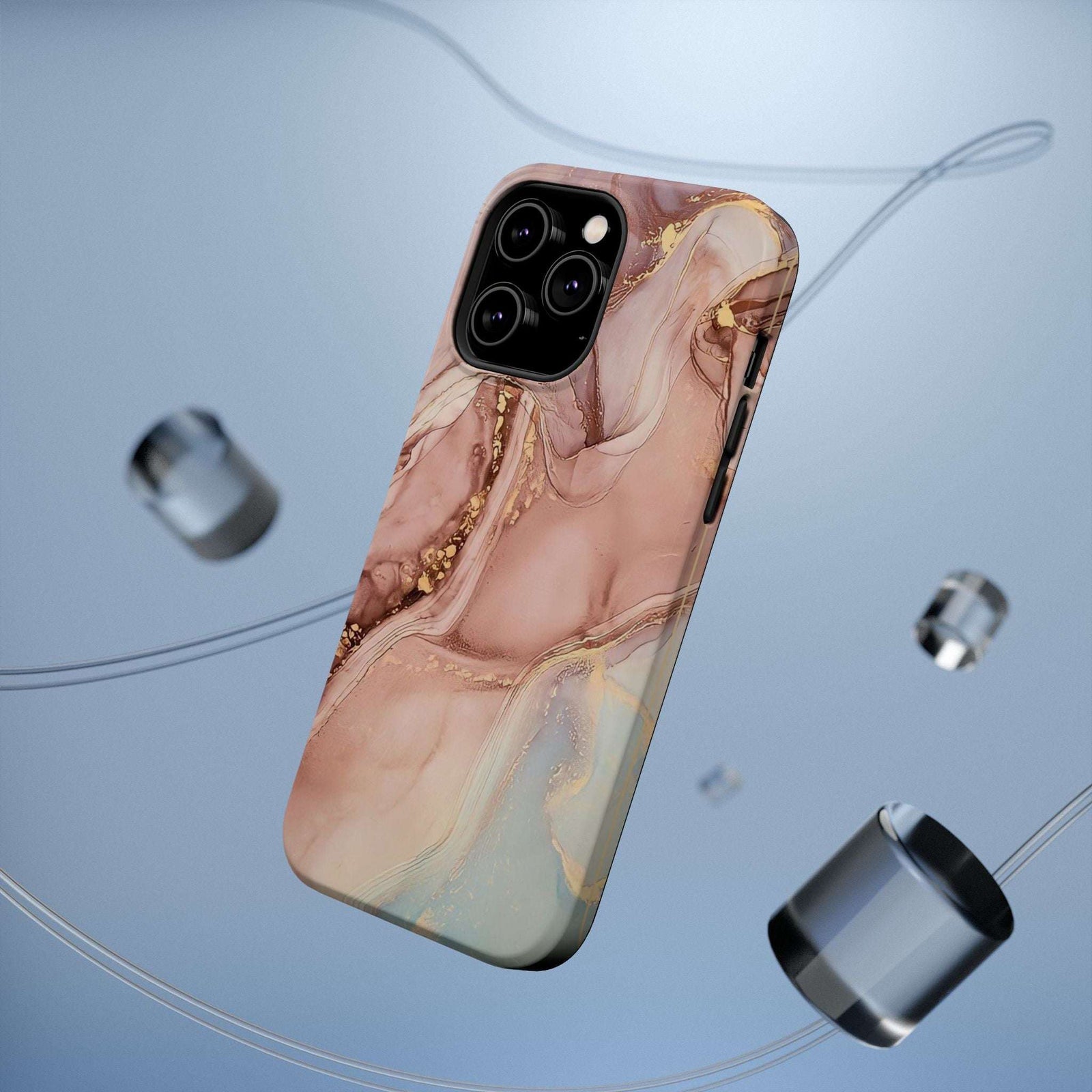 Beige Magnetic Tough Phone Case, Beige Phone Case - Elite Fashion