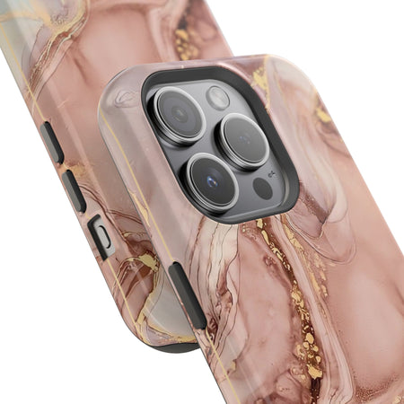 Beige Magnetic Tough Phone Case, Beige Phone Case - Elite Fashion