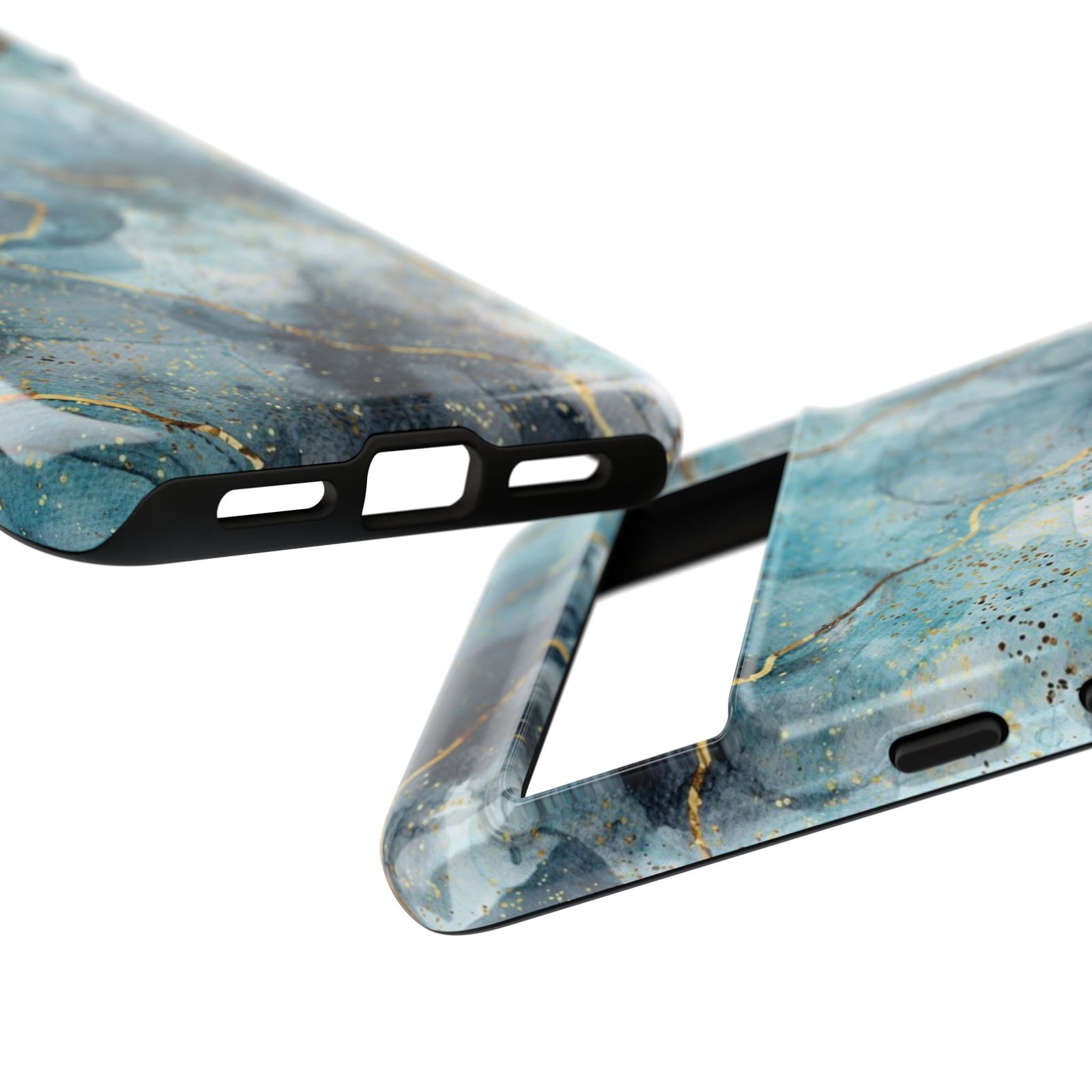 Blue Tough Phone Case, Blue Hard Phone Case - Elite Fashion