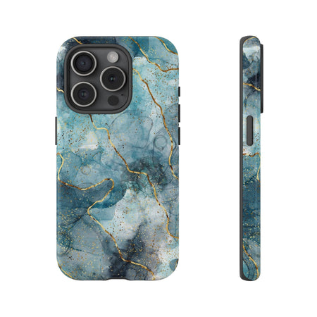Blue Tough Phone Case, Blue Hard Phone Case - Elite Fashion