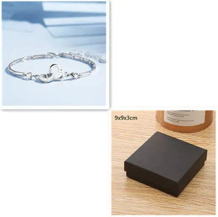 Chic Silver Charm Bracelet