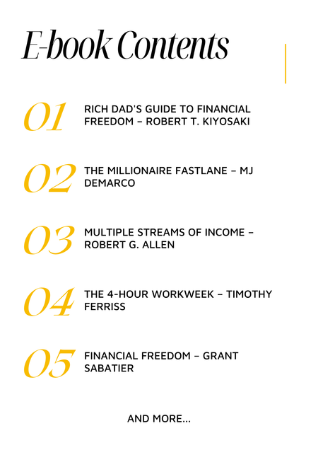 Building Multiple Income Streams E-book