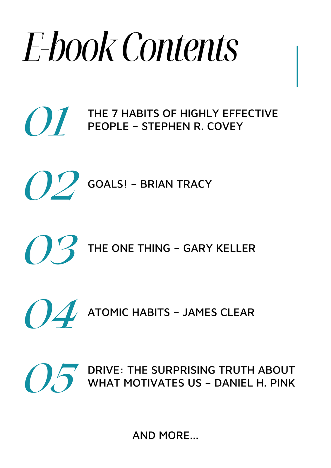 Goal Setting & Achievement E-book