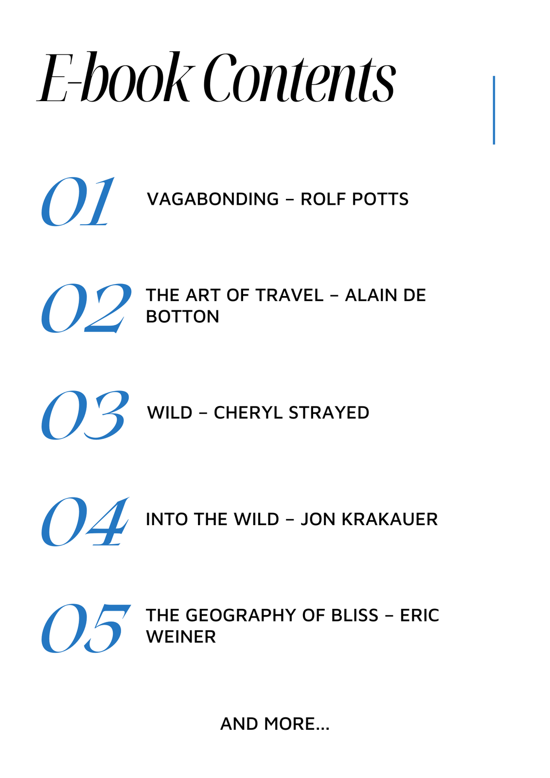 Travel & Personal Development through Experiences E-book