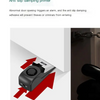 Portable Door Stop Alarm