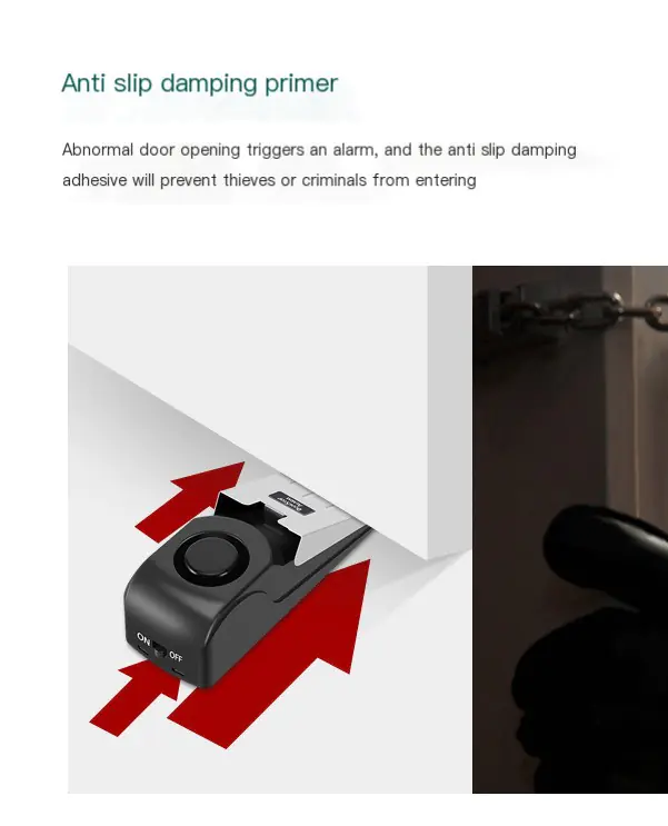 Portable Door Stop Alarm