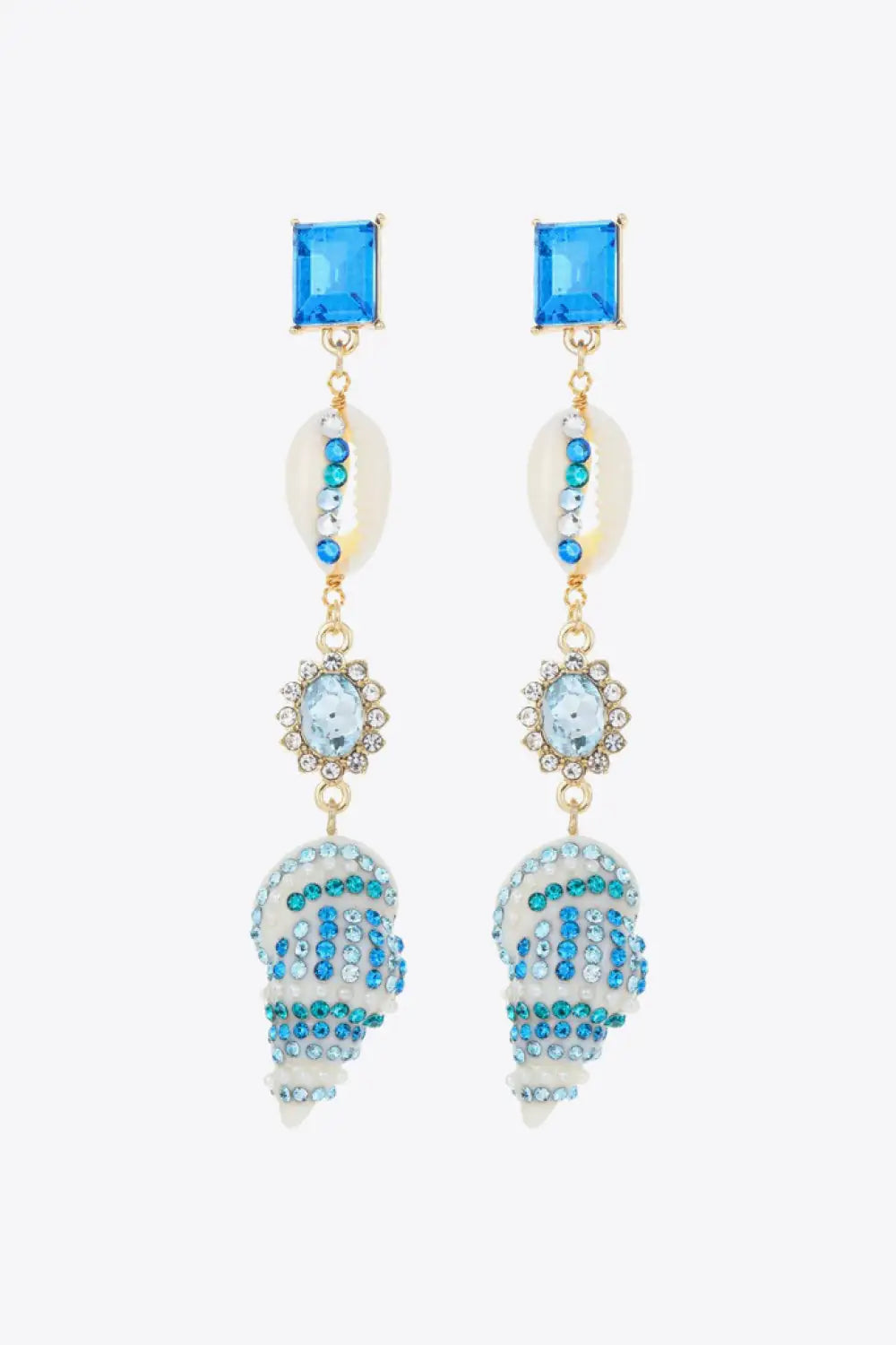 Seaside Charm Conch Earrings