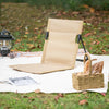 Camping Stool with Backrest