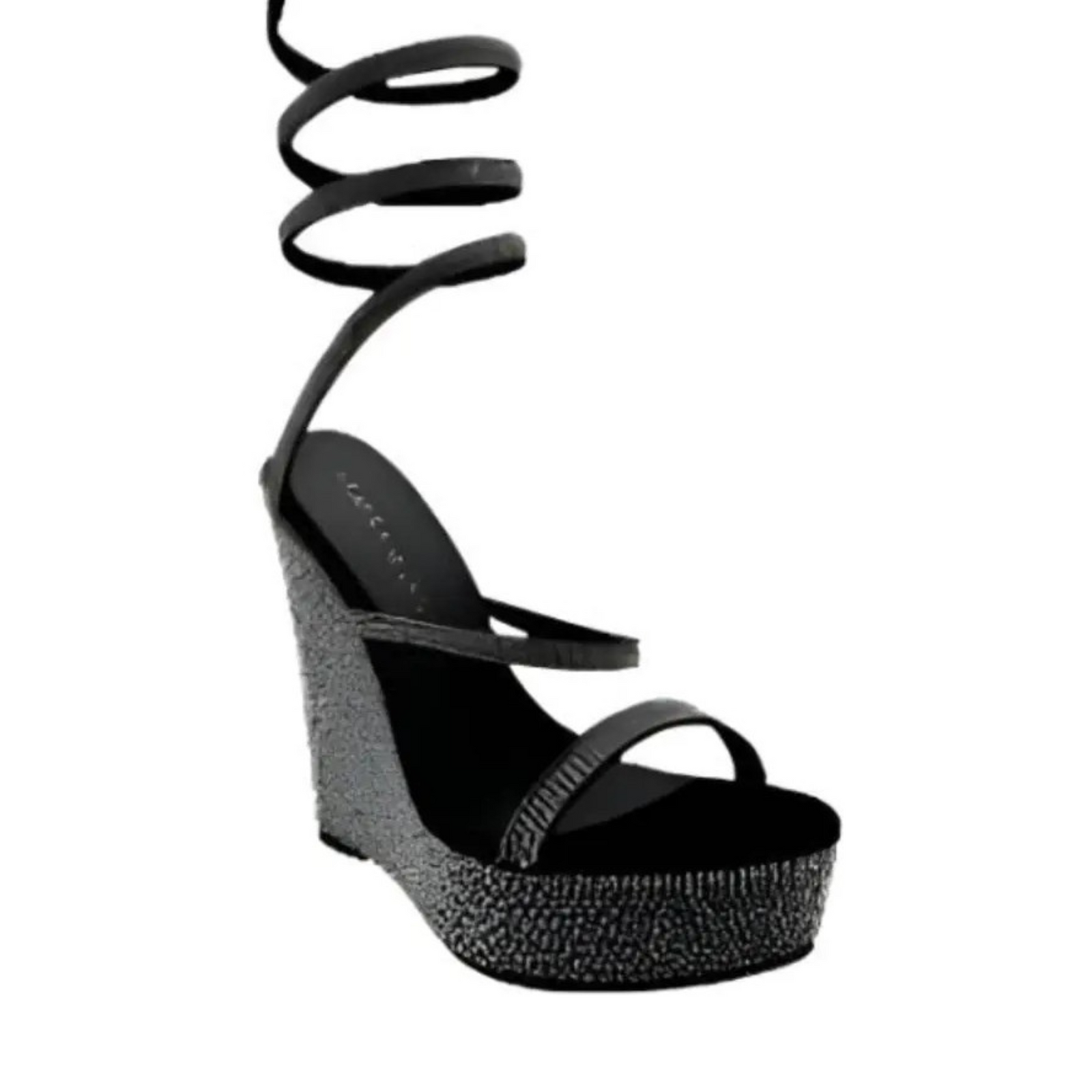 Glitzy Gala Wedge Sandals