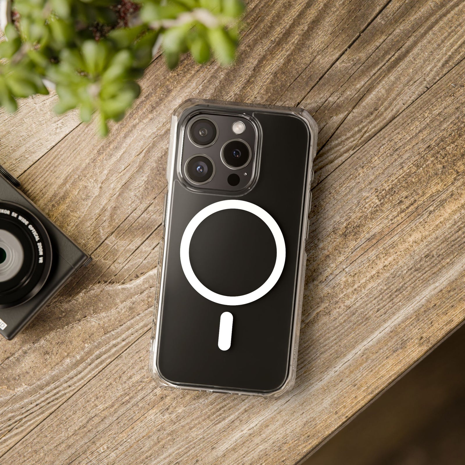 Magnetic Clear Impact Phone Case, Clear Magnetic Phone Case - Elite Fashion