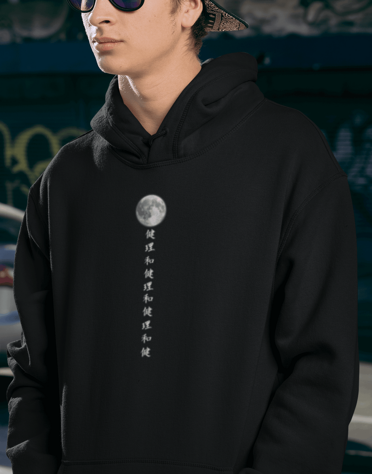 Moon Design Fashion Hoodie, Hoodie Fashion Style - Elite Fashion