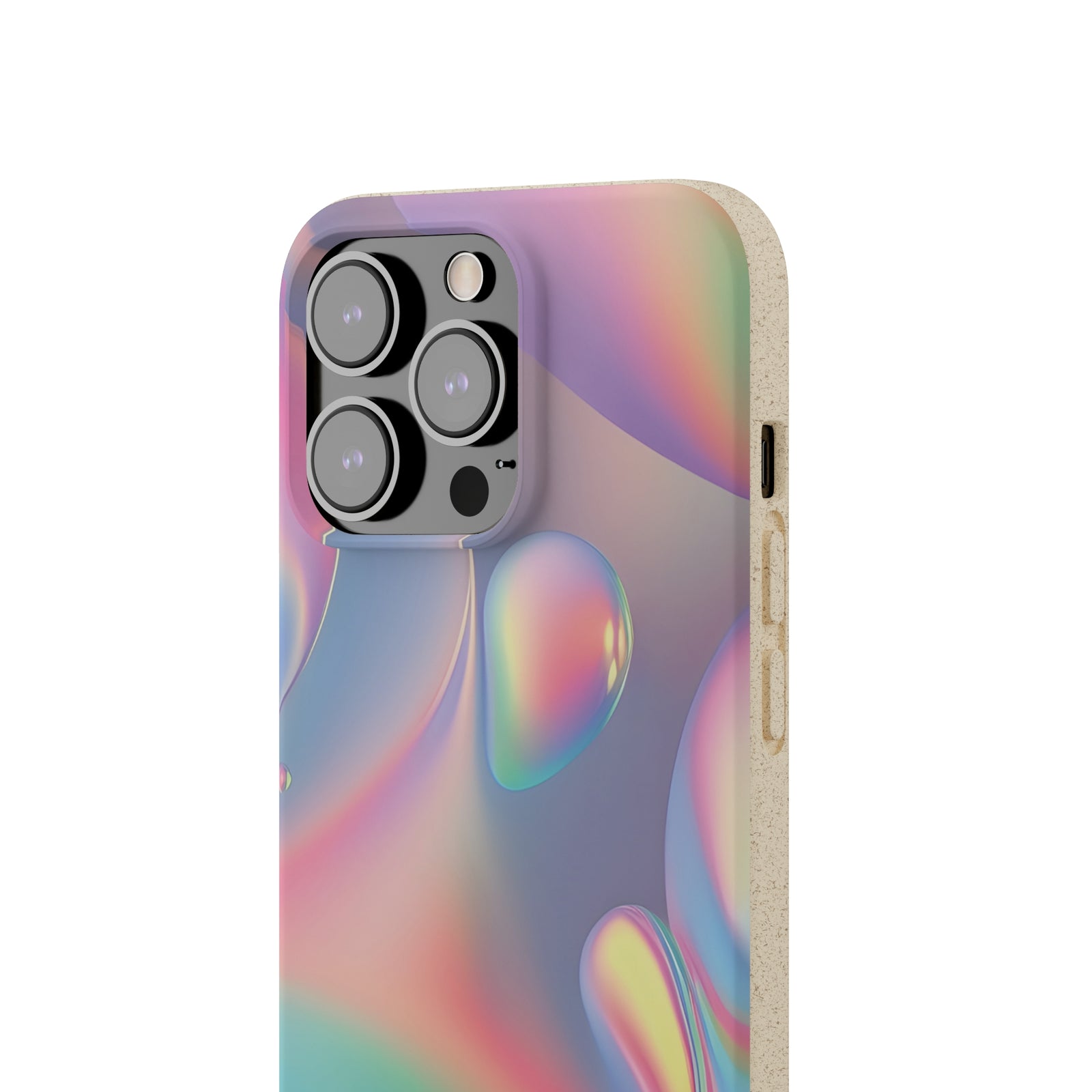 Multicolour Drop Biodegradable Phone Case, Phone Case Eco - Elite Fashion
