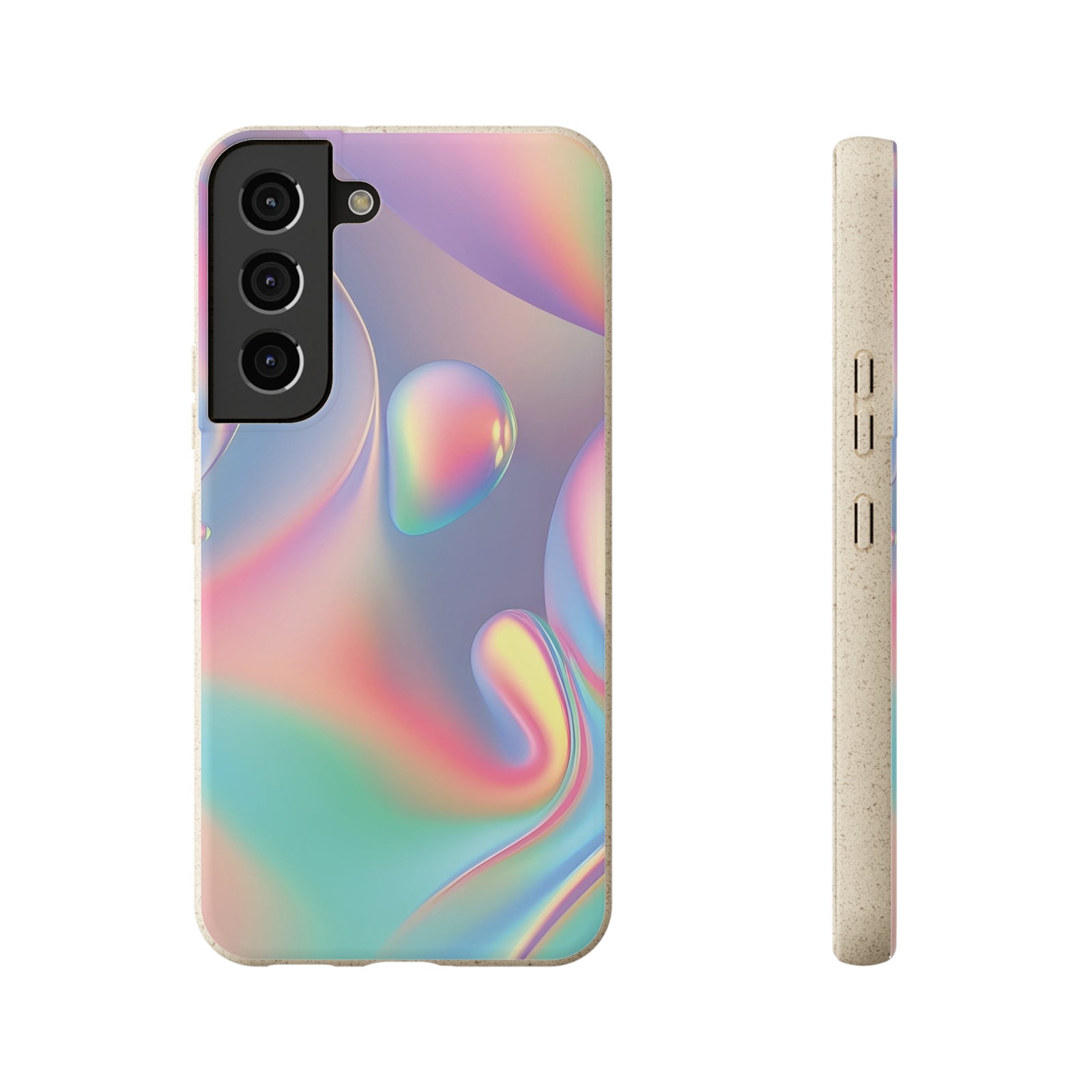 Multicolour Drop Biodegradable Phone Case, Phone Case Eco - Elite Fashion