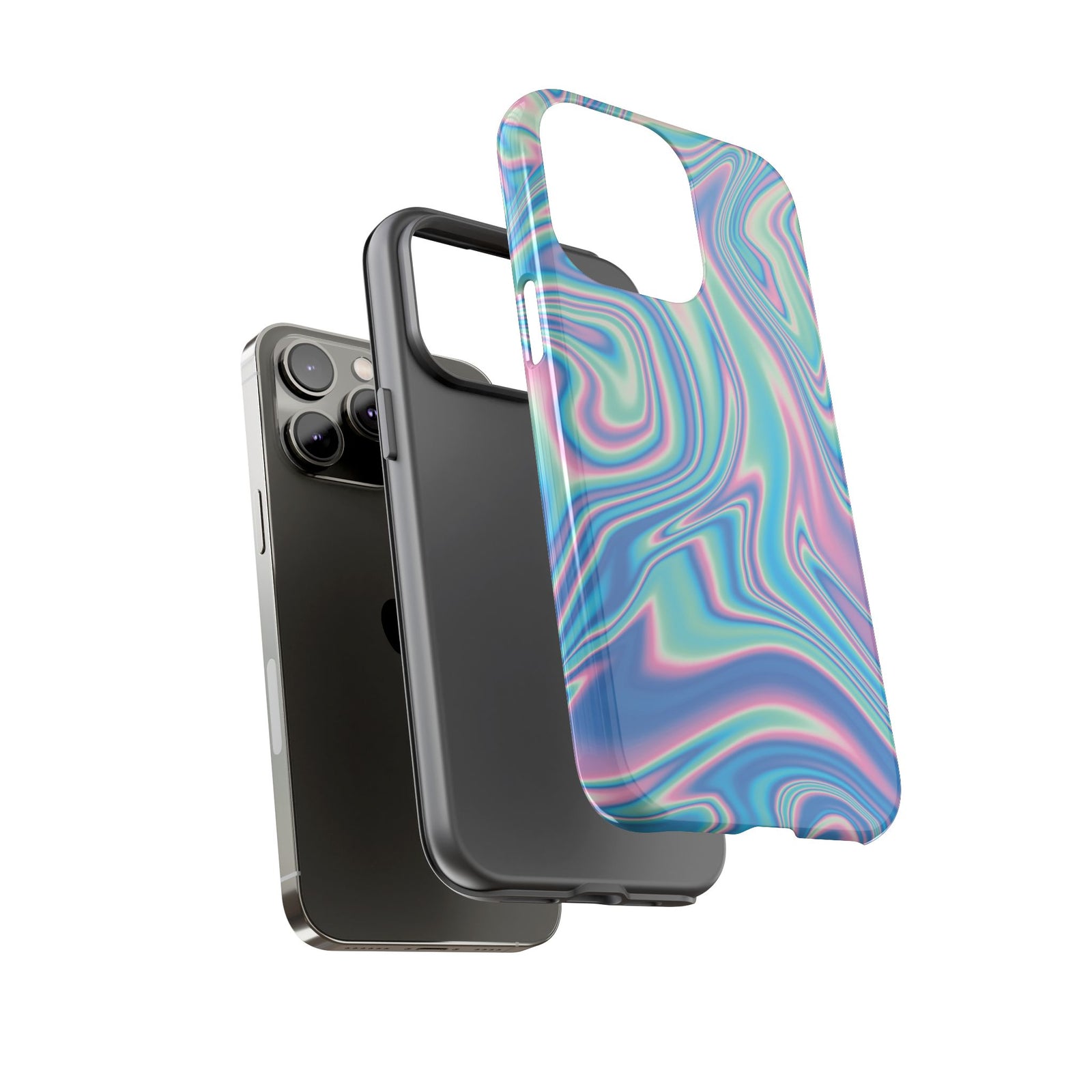 Multicolour Tough Phone Case, Multi Color Phone Case - Elite Fashion