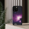 Purple Sky Phone Case With Card Holder, Phone With Card Holder - Elite Fashion