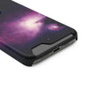 Purple Sky Phone Case With Card Holder, Phone With Card Holder - Elite Fashion