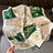 2-white and green / 70*70cm