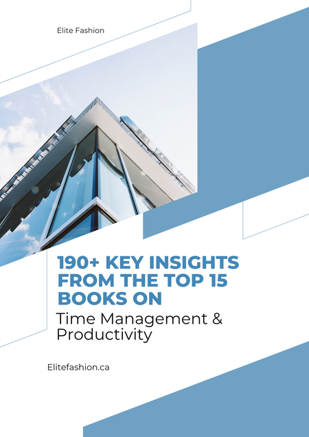 Time Management & Productivity E-book