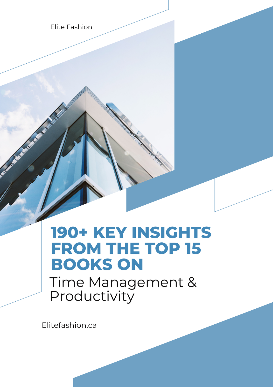 Time Management & Productivity E-book