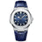 Silver Case Blue Face