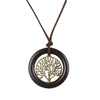 Boho Chic Leather Leaf Necklace