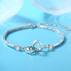 Chic Silver Charm Bracelet