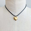Chic Black Heart Pendant